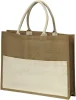 Jute Bags With Cotton Front Pockets