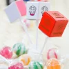 Ball Lollipops in Square Boxes