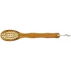 Orion 2-function bamboo shower brush and massager