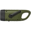 Helios recycled plastic solar dynamo flashlight with carabiner