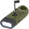 Helios recycled plastic solar dynamo flashlight with carabiner
