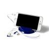Plastic Mobile Phone Holder With In-Ear Headphones