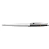 Hemisphere colour blocking ballpoint pen with palladium trim