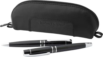 Charles Dickens Leather Pencil Cases