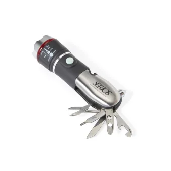 Multifunctional Metal Torches with Pocket Knife