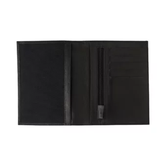 Split Leather RFID Purses With Coin Compartment