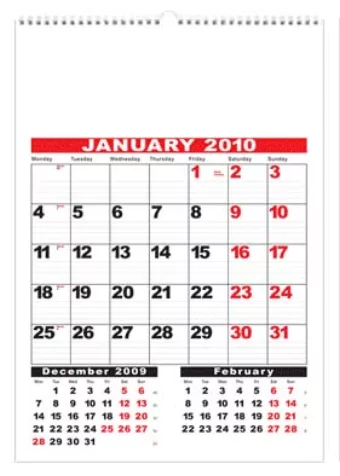 Comercial Planner Wall Calendars